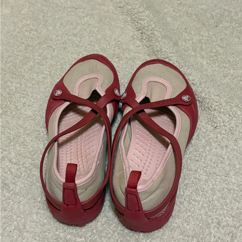 Crocs Celeste Criss Cross Strap Mary Jane Flats